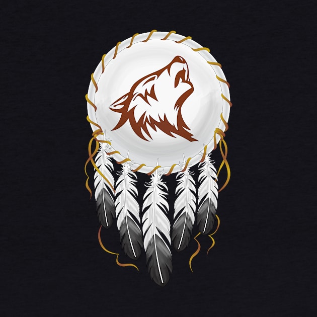 Wolf Dreamcatcher by juyodesign